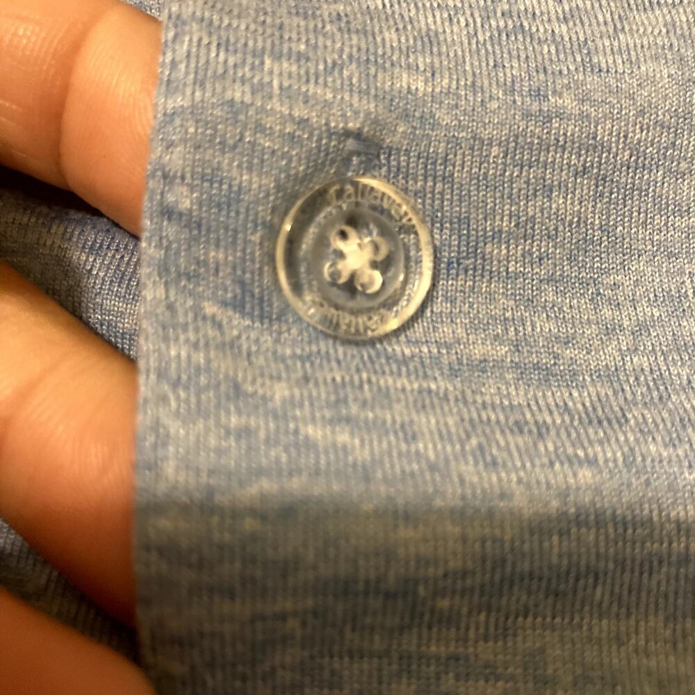Callaway Optidri Men's Size L Blue Polo Shirt - Picture 4 of 8